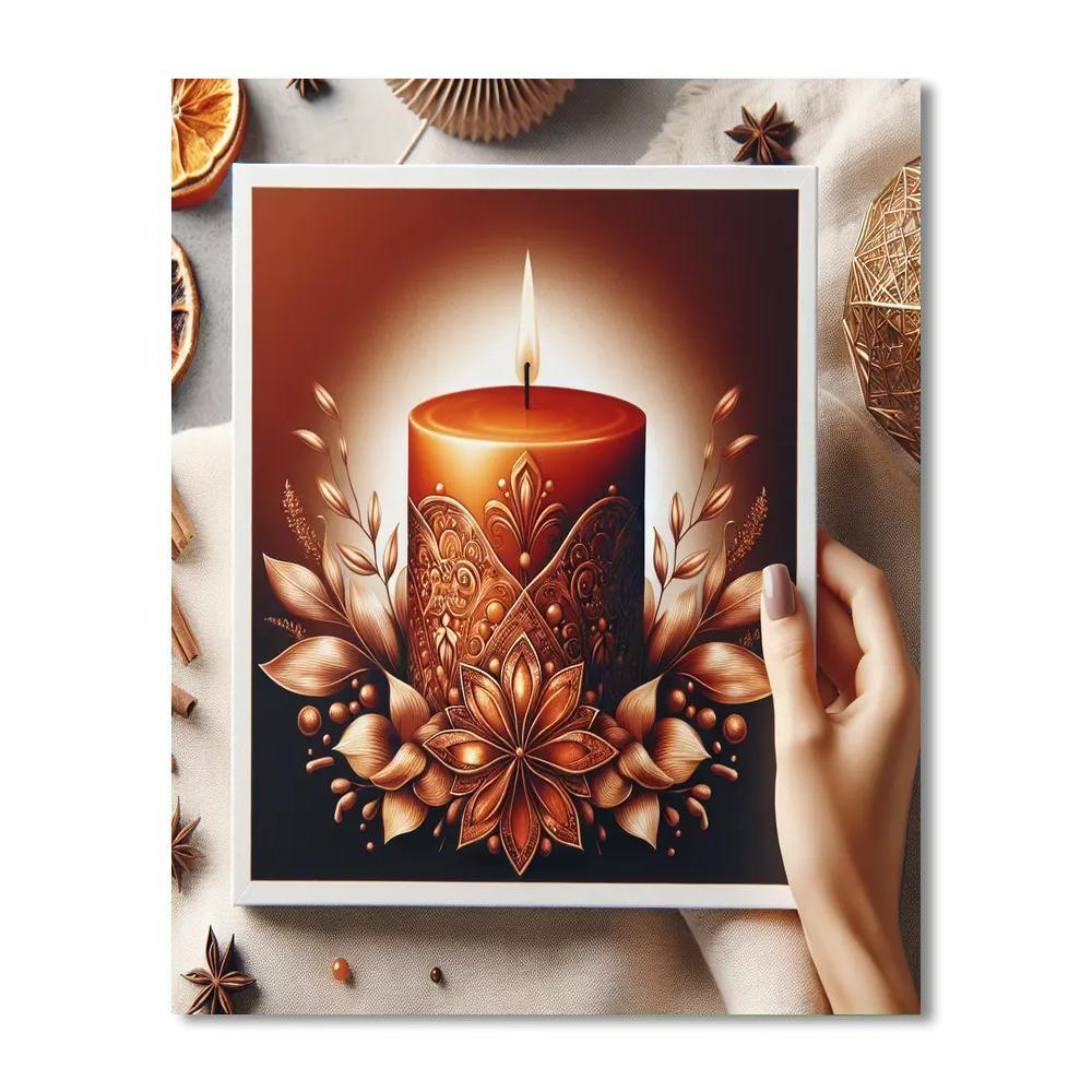 Silk Road Spice Candle Paint By Number