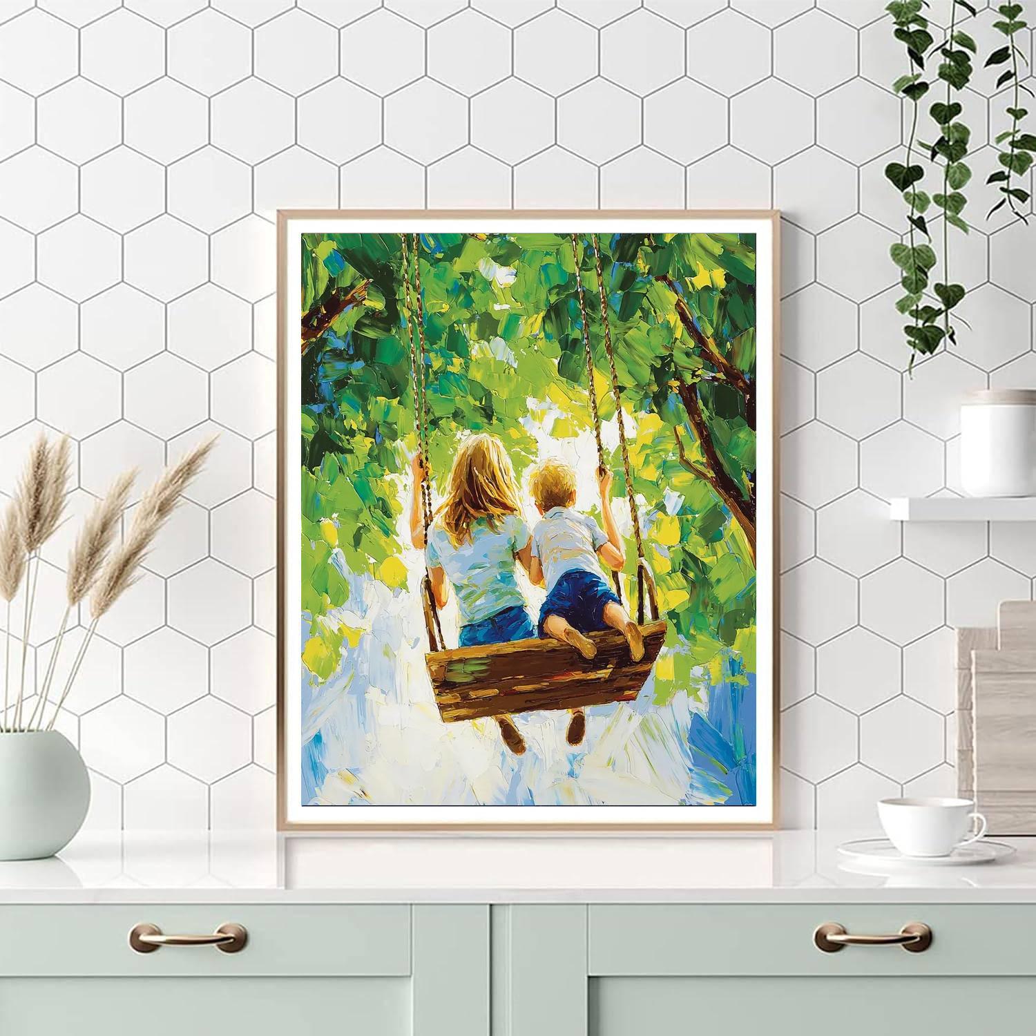 Daydreams On The Swing Paint By Numbers Kits