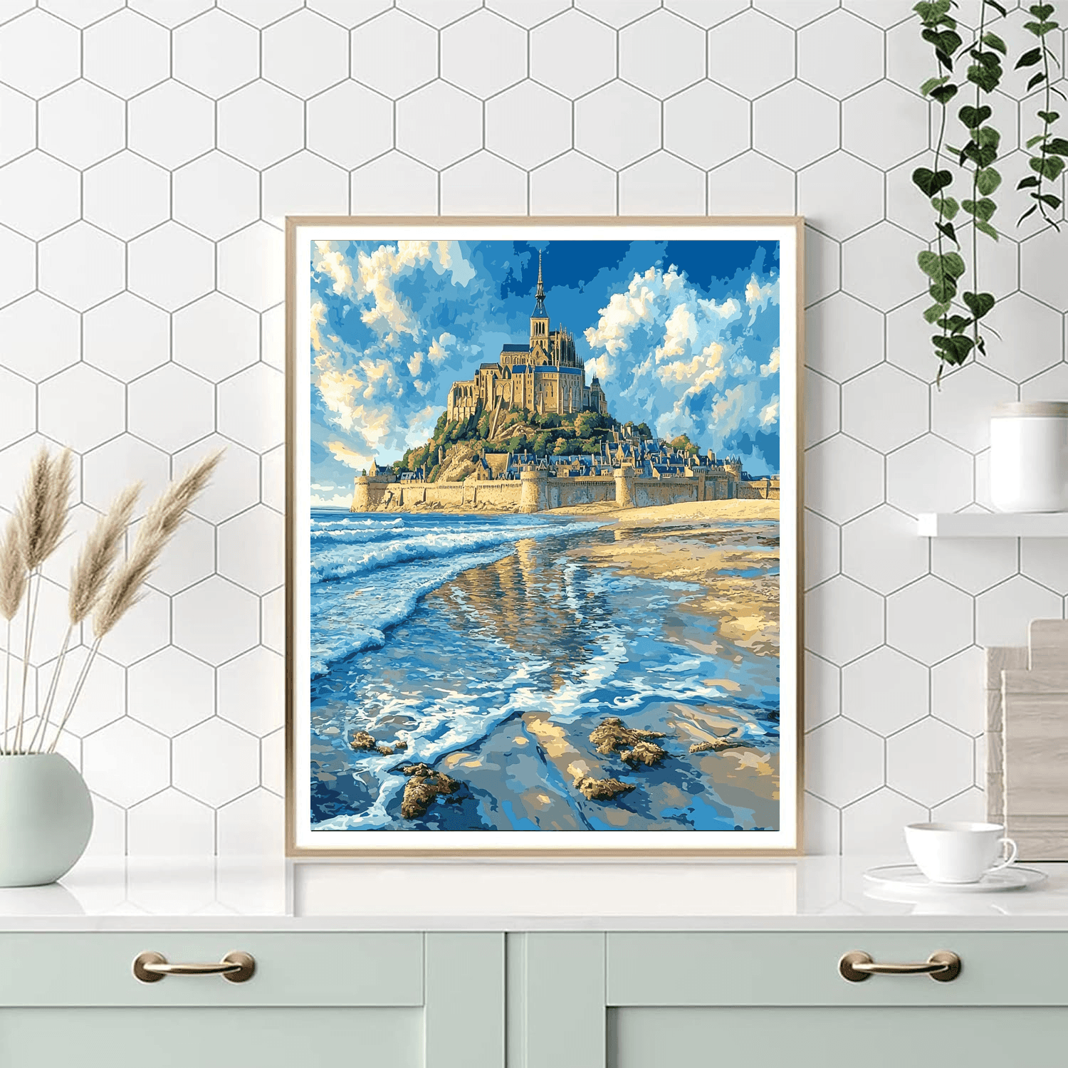 The Mont-saint-michel Numbered Painting Kits