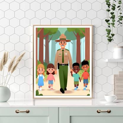 Forest Ranger's Trail Paint By Numbers Kits
