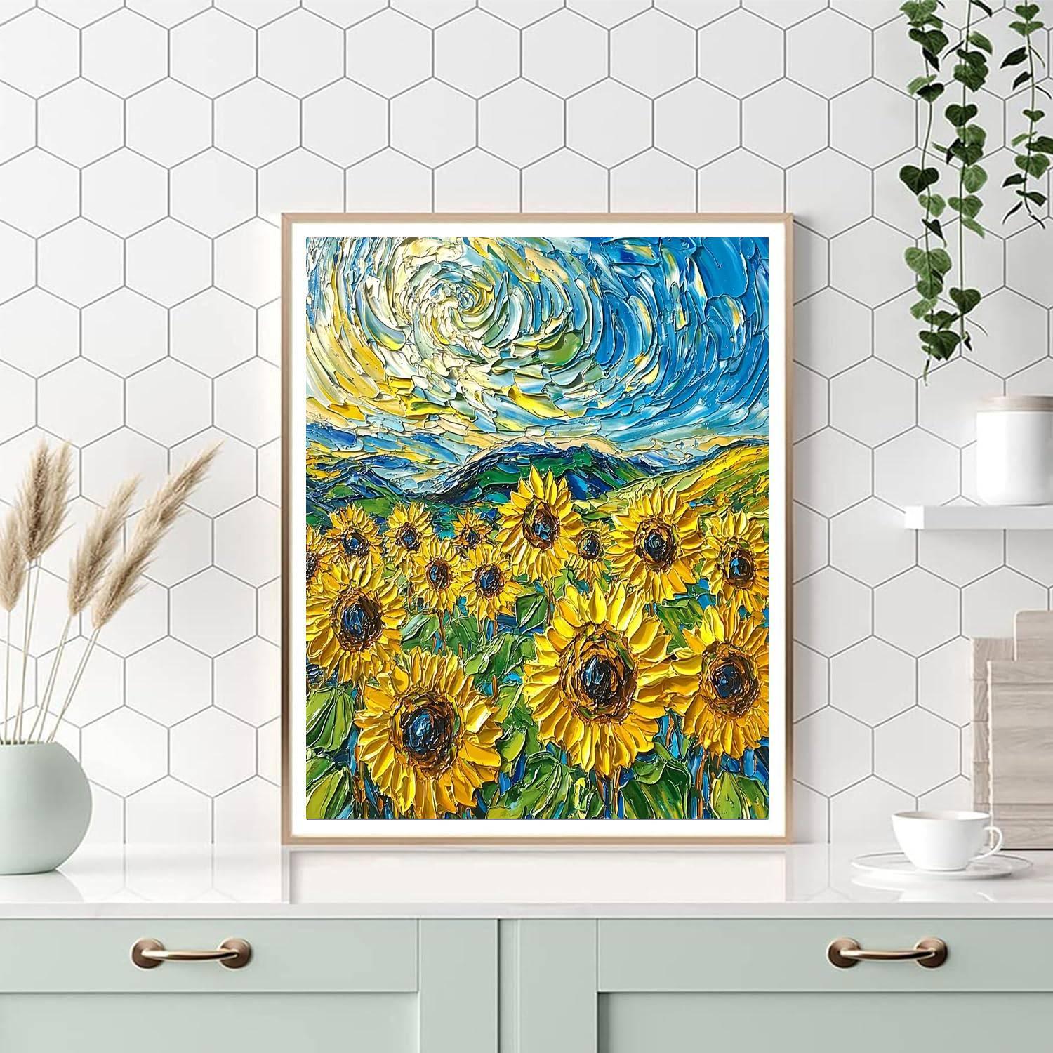 Vincent Van Gogh Inspired Reflections Of Summer  Paint By Color