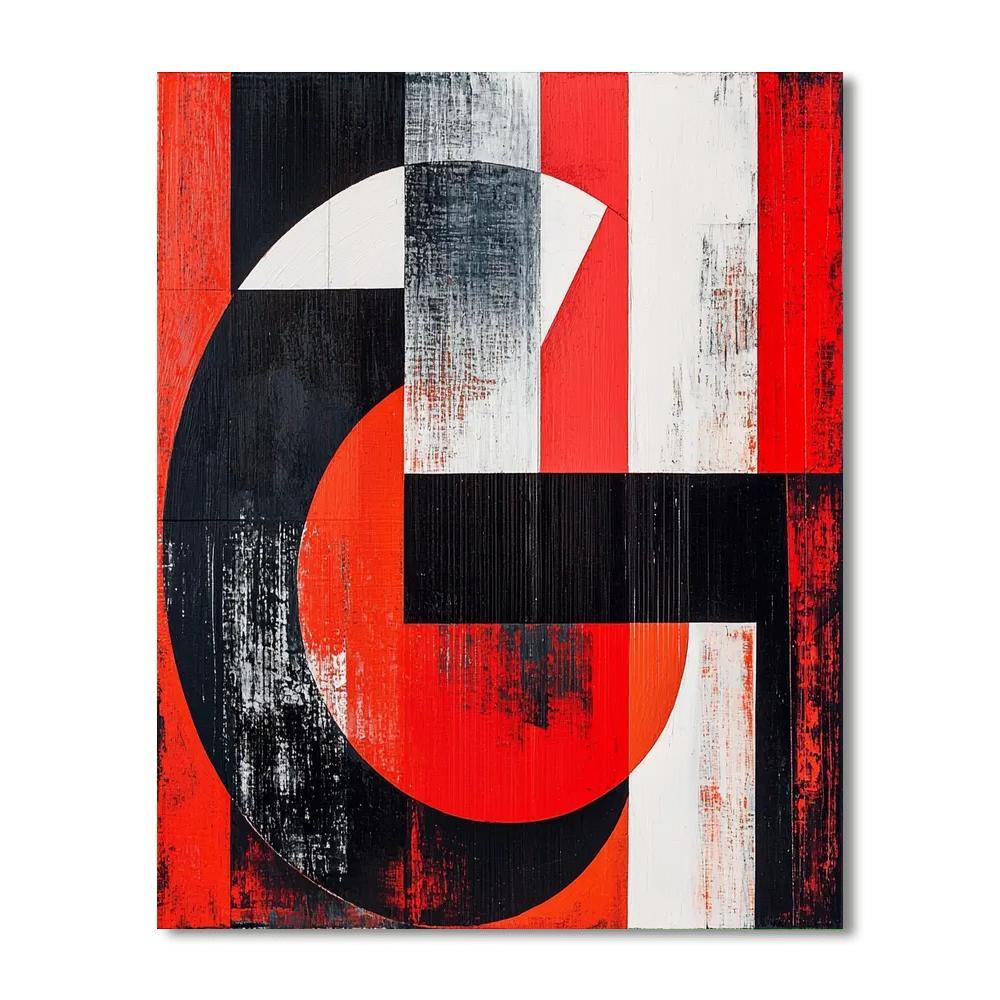 Kazimir Malevich Inspired Revolutionary Dance  Paint By Color