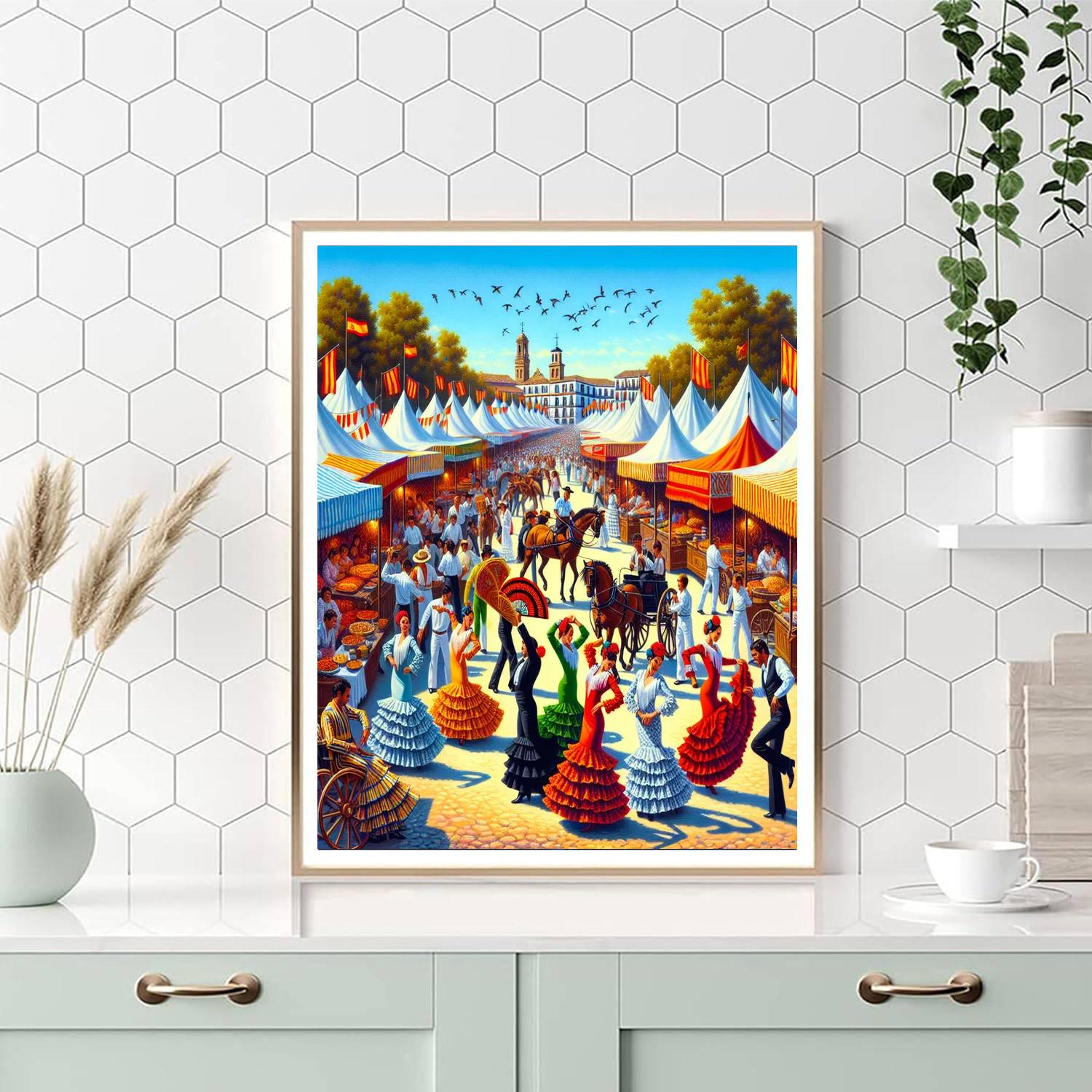 Seville Fair - Seville Paint By Numbers Art