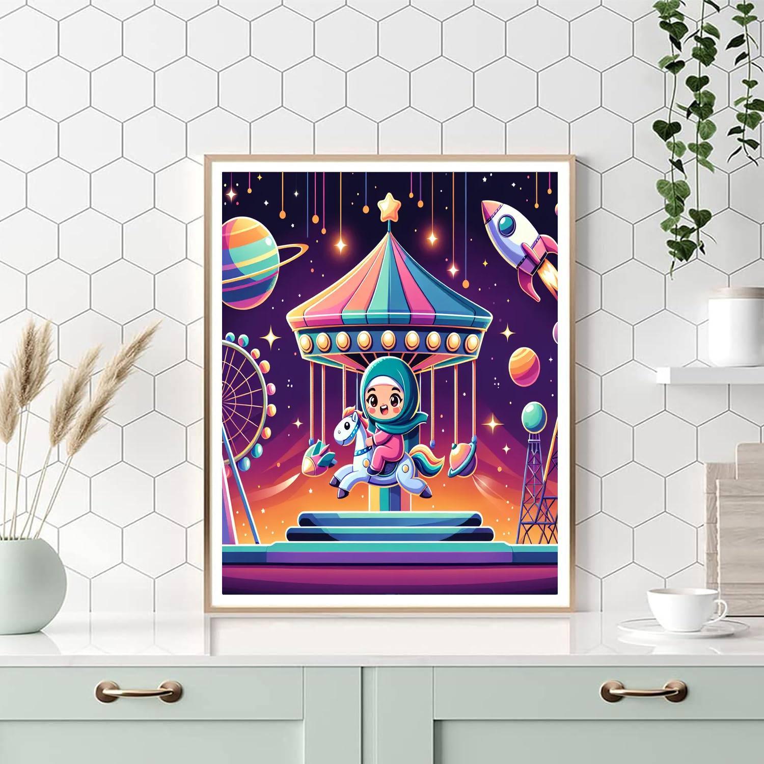 Cosmic Carnival Adventure Paint By Numbers Kits