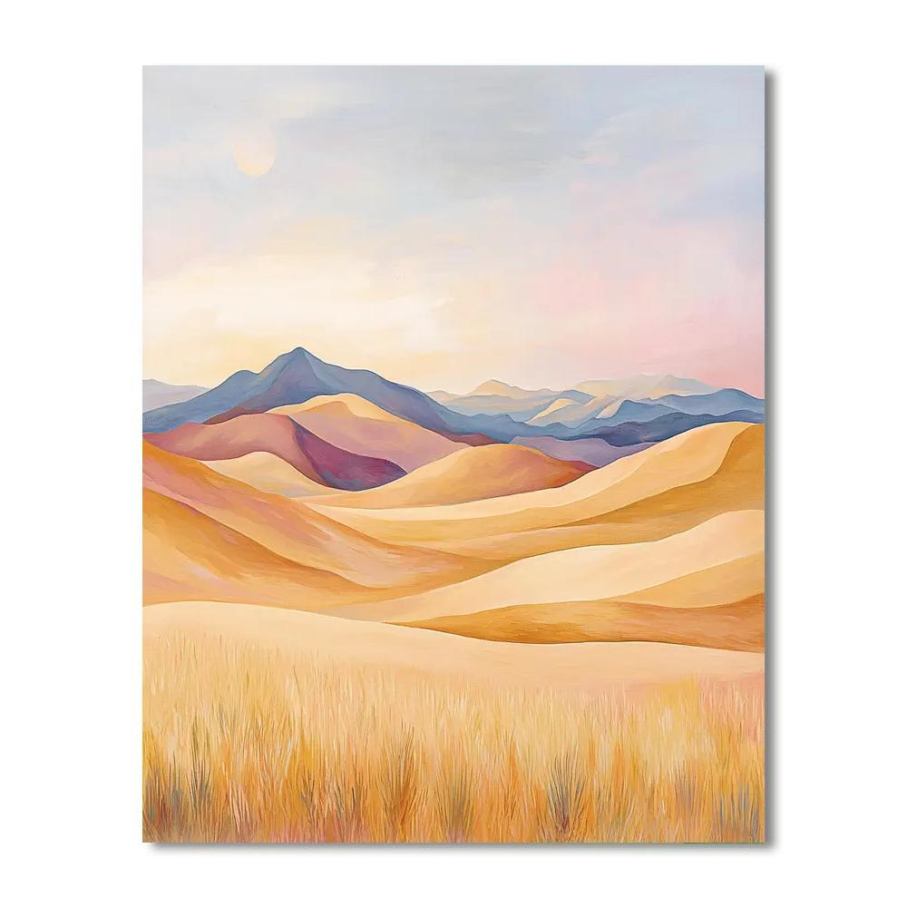 Paul Cézanne Inspired Timeless Desert Horizons  Paint By Numbers Art