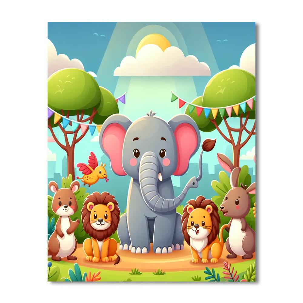 Animal Kingdom Festival Paint By Numbers Kits