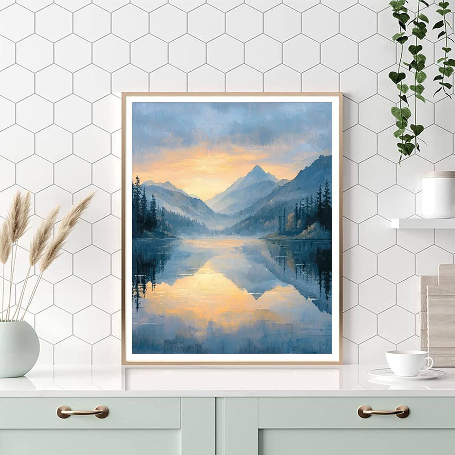 Caspar David Friedrich Inspired Reflections Of The Soul  Paint By Numbers