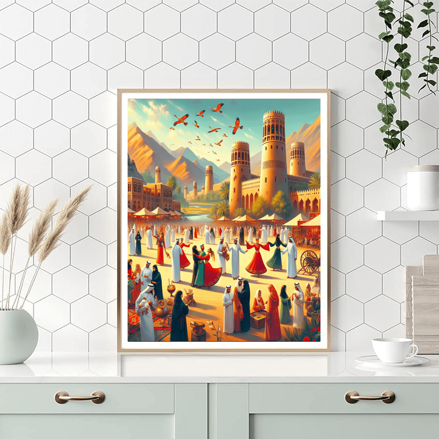 Al Ain Cultural Festival - Uae Number Painting