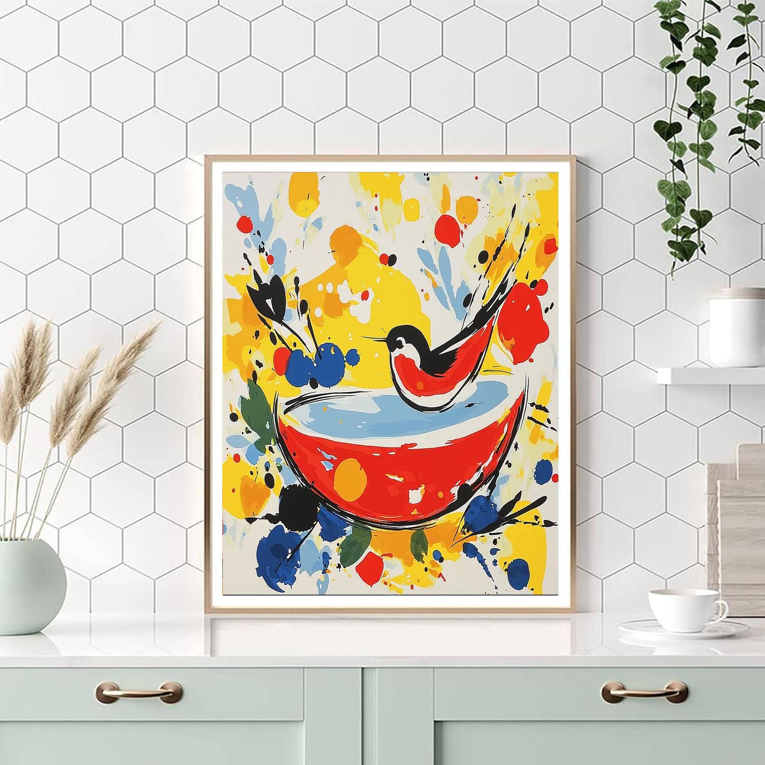 Joan Miró Inspired Radiance Of Colors  Painting Number Kit