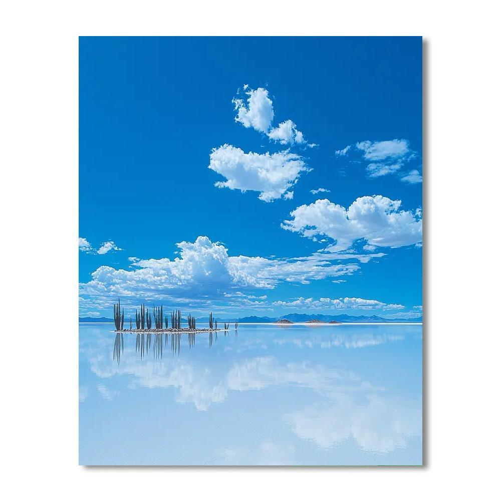 Salar De Uyuni - Potosi Painting Number Kit