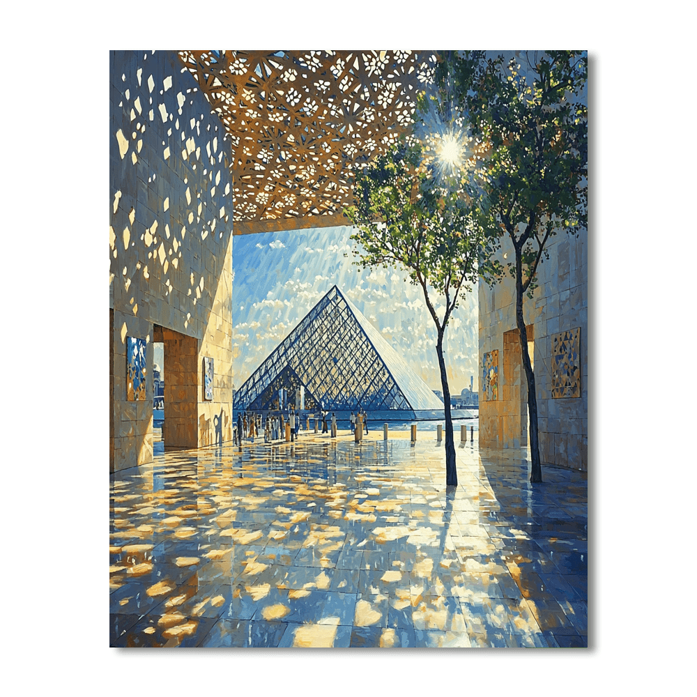 Louvre Abu Dhabi Paint By Numbers Kits