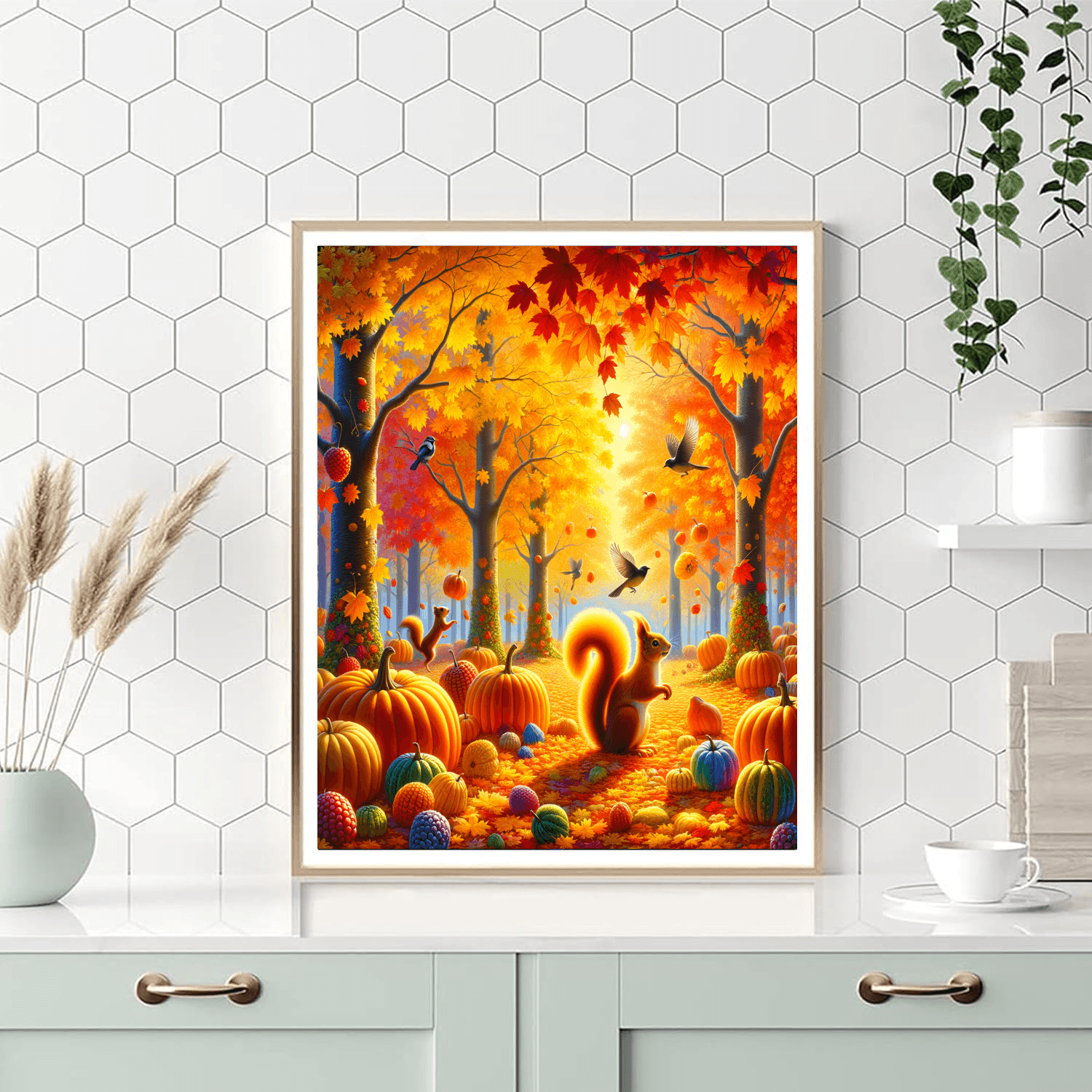 Joyful Autumn Days DIY Paint By Numbers