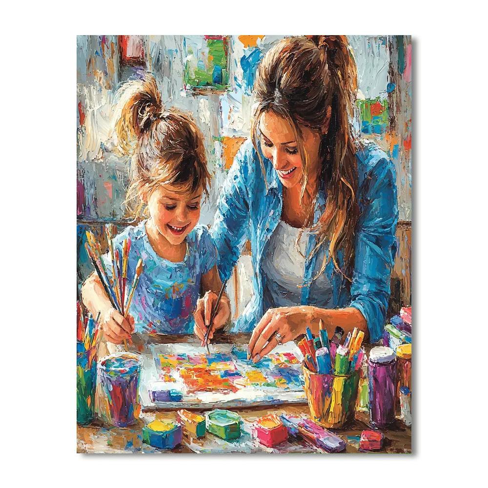 Family Craft Day Paint By Number