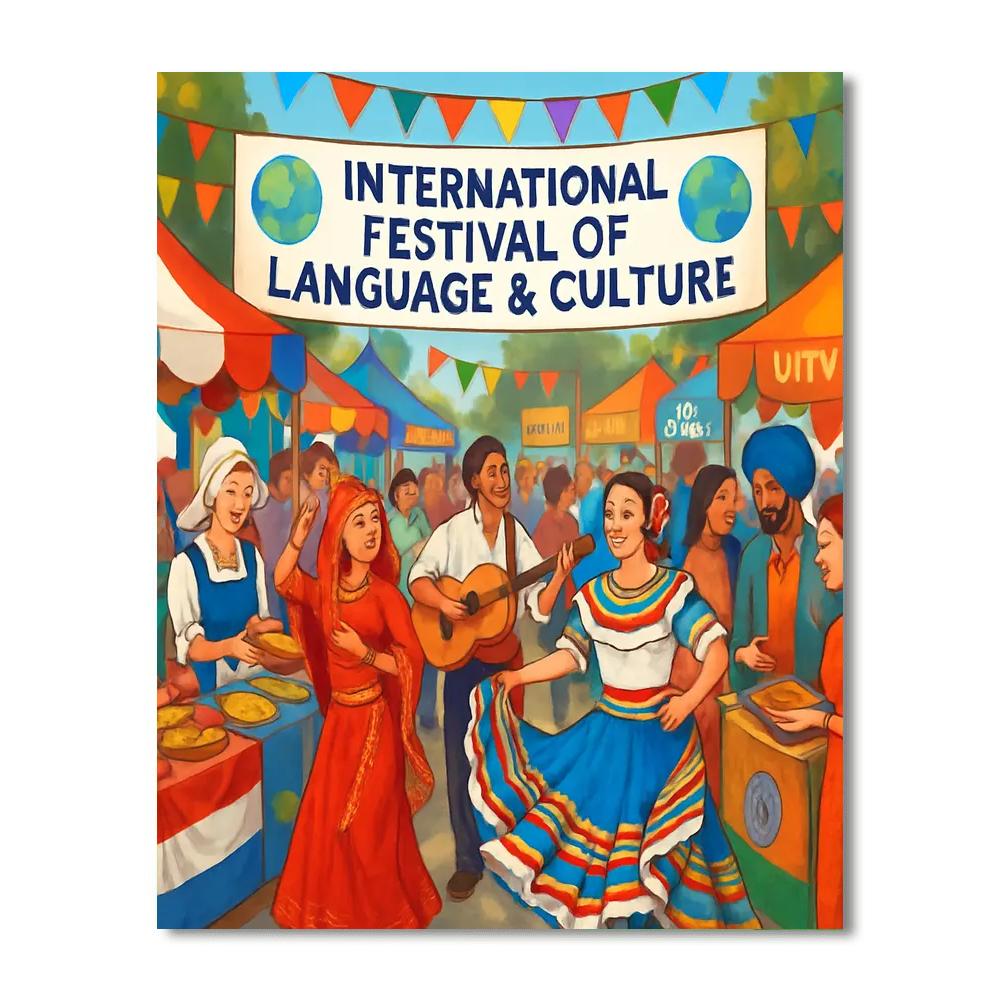 International Festival Of Language And Culture - Turkey Paint By Numbers Art