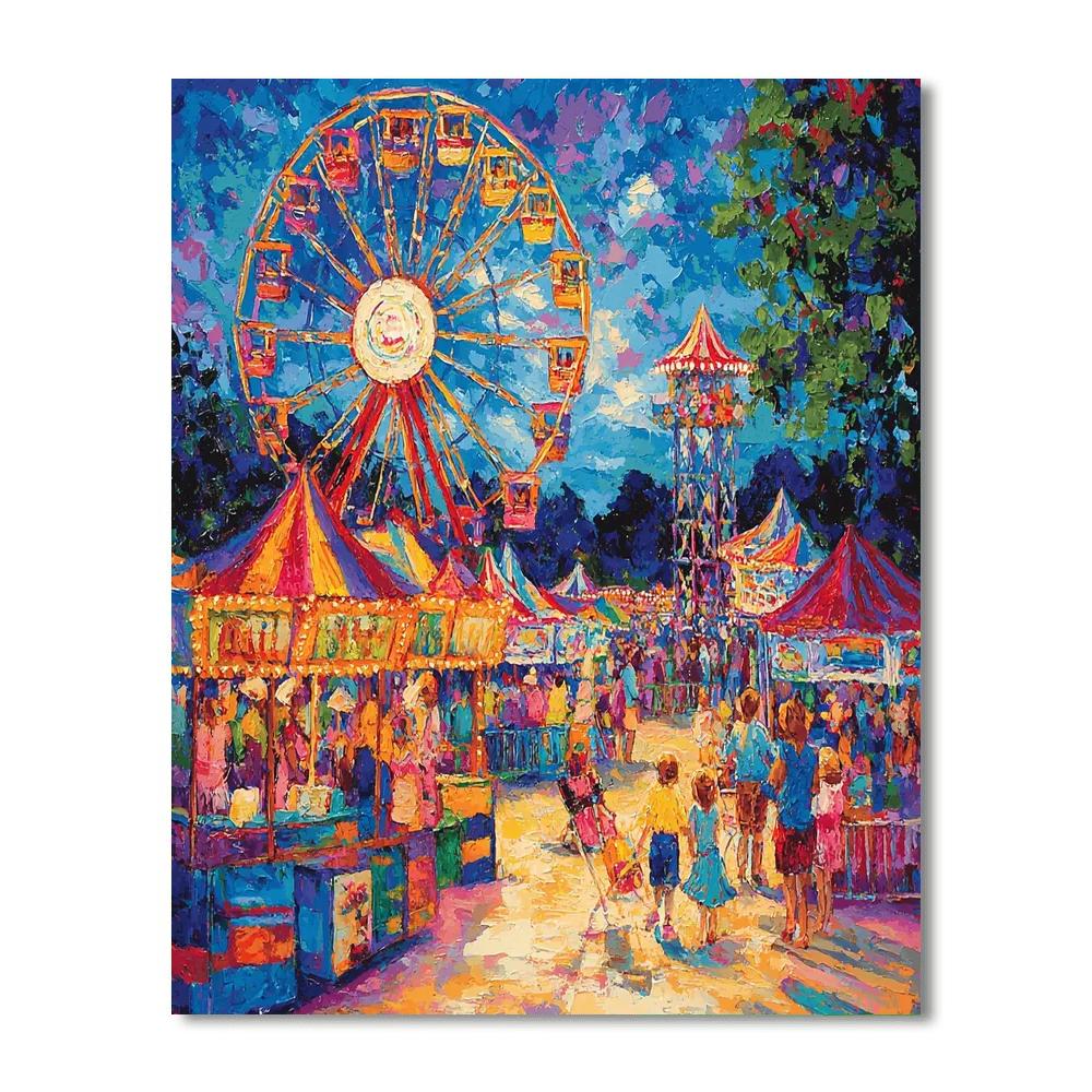An Afternoon At The Fair Paint By Numbers Kits