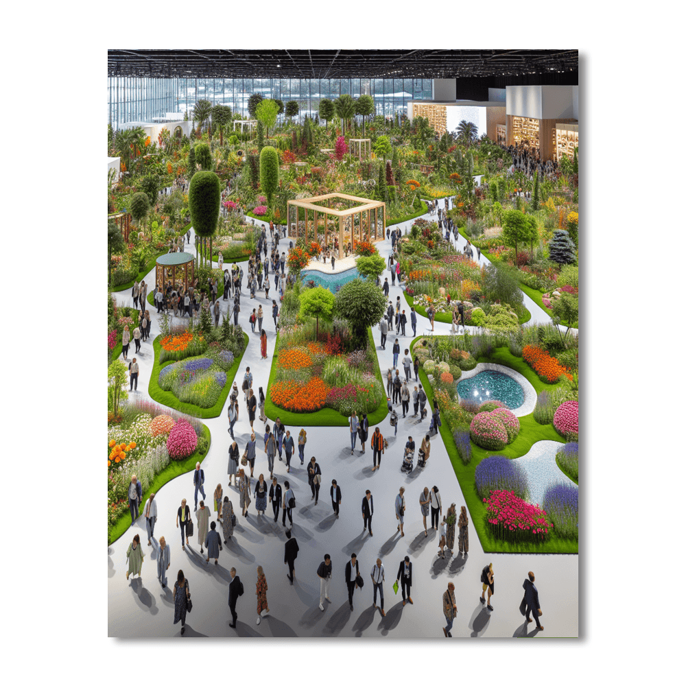 Floriade Expo - Netherlands Painting Number Kit