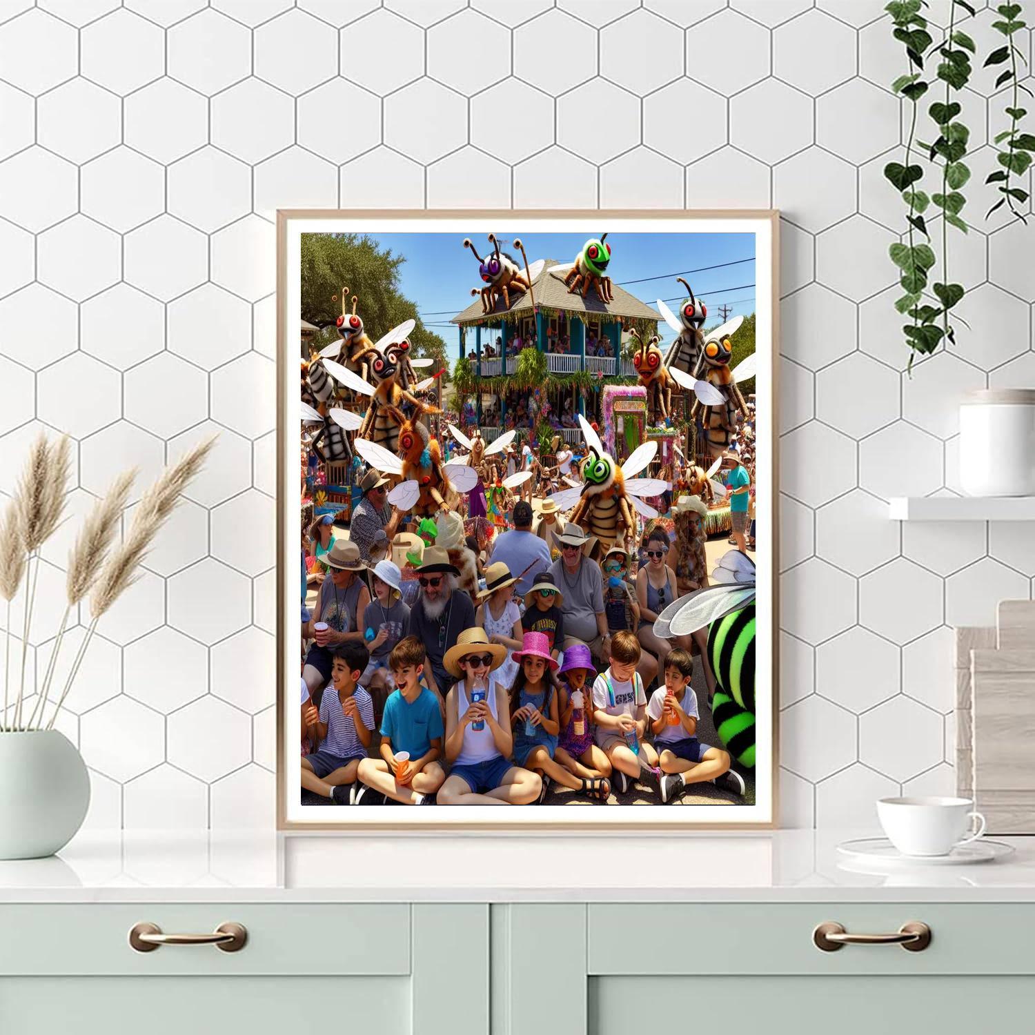 Great Texas Mosquito Festival Paint By Numbers