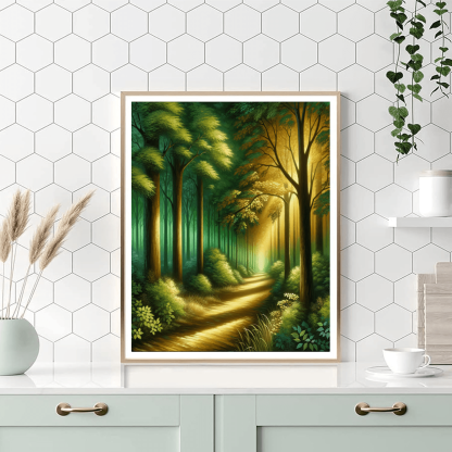 Forest Whisper Painting Number Kit