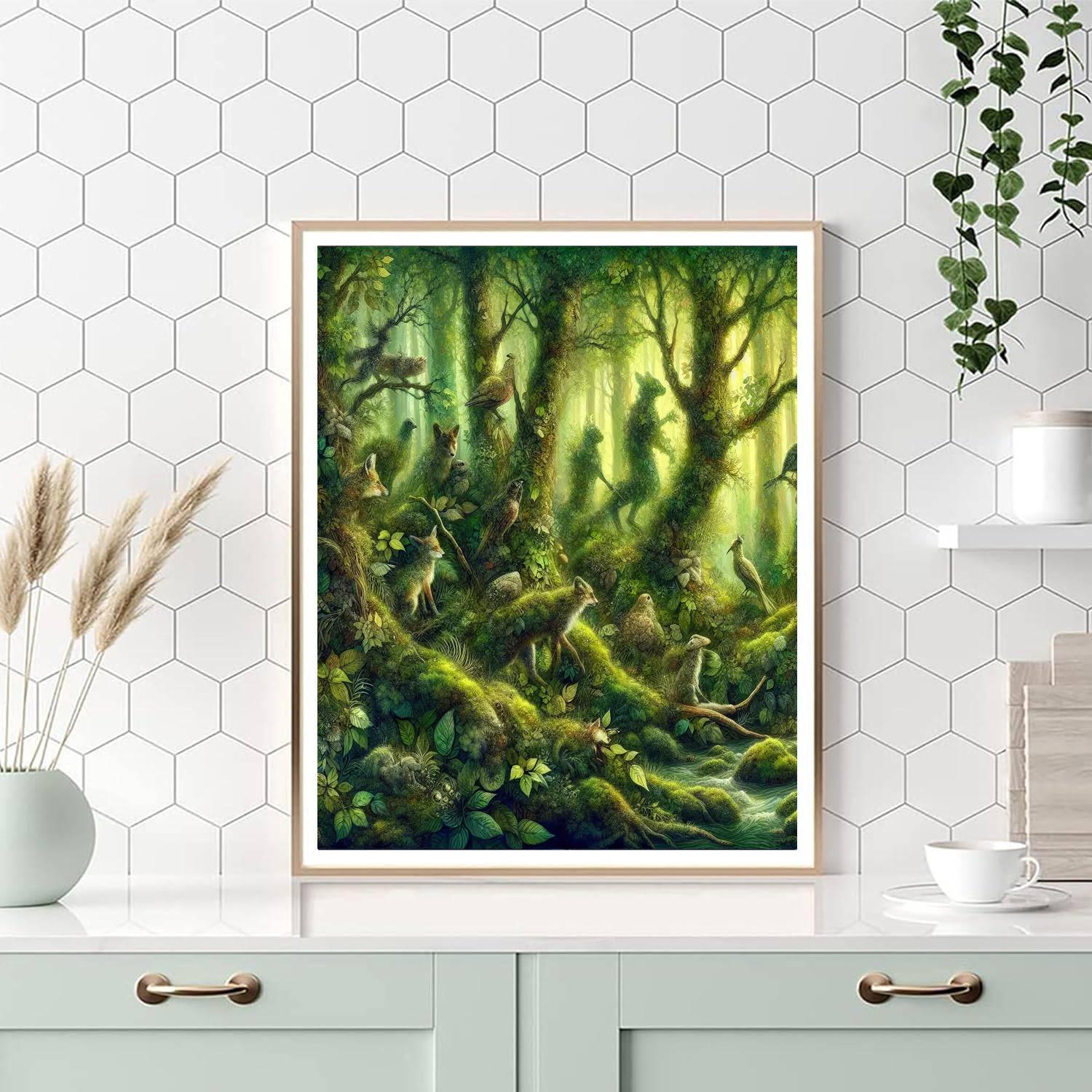 Mystic Woodland Creatures Paint By Numbers Kits