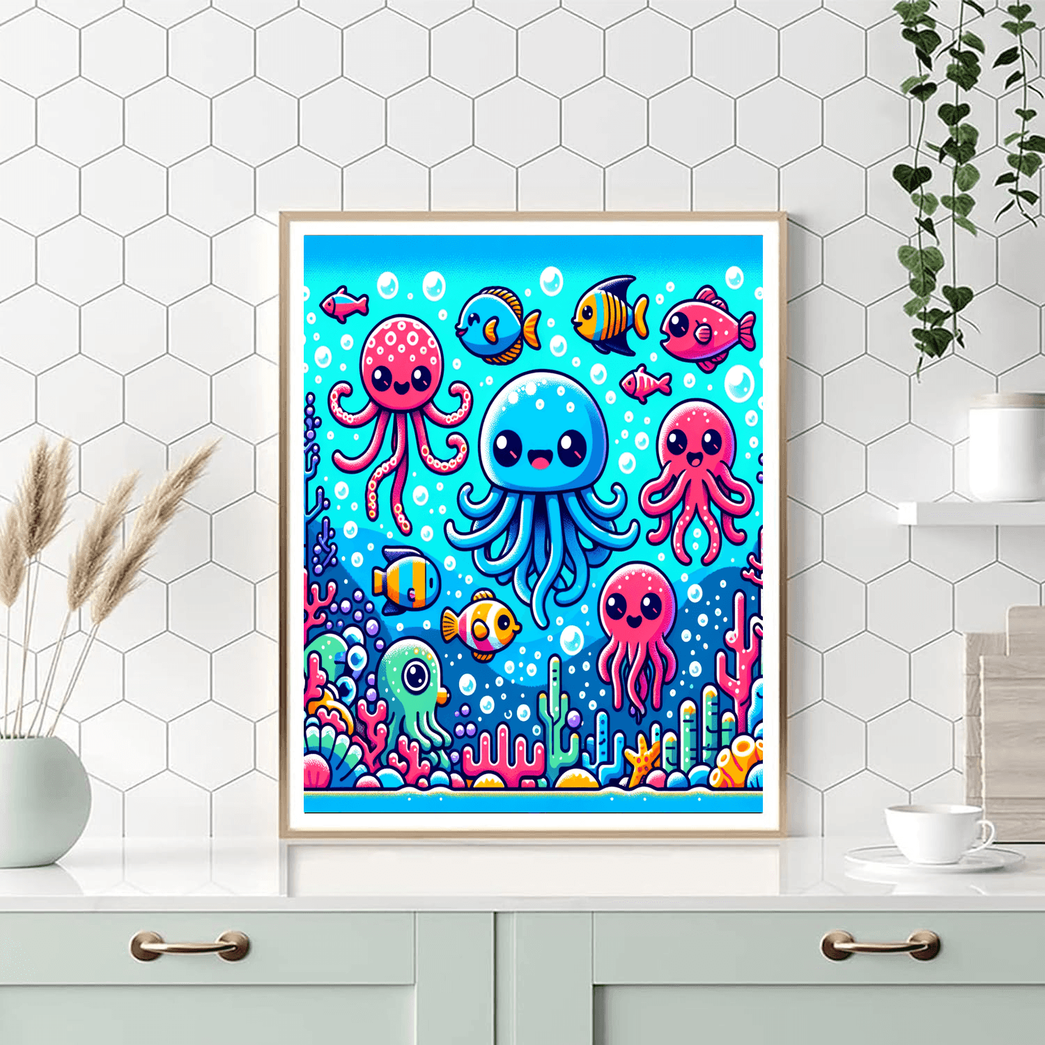 Colorful Ocean Adventure Paint By Numbers Kits