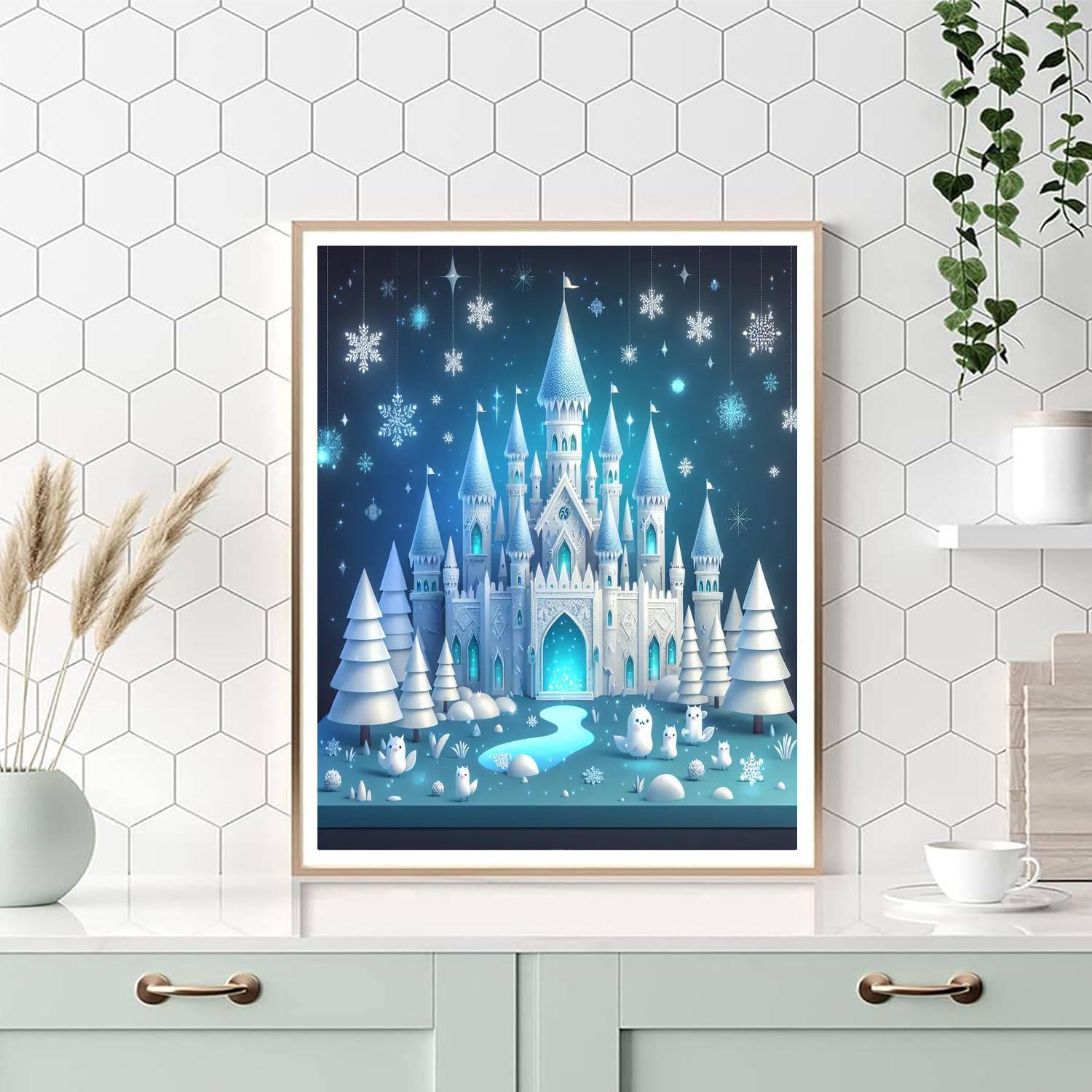 Ice Castle Magic Paint By Number