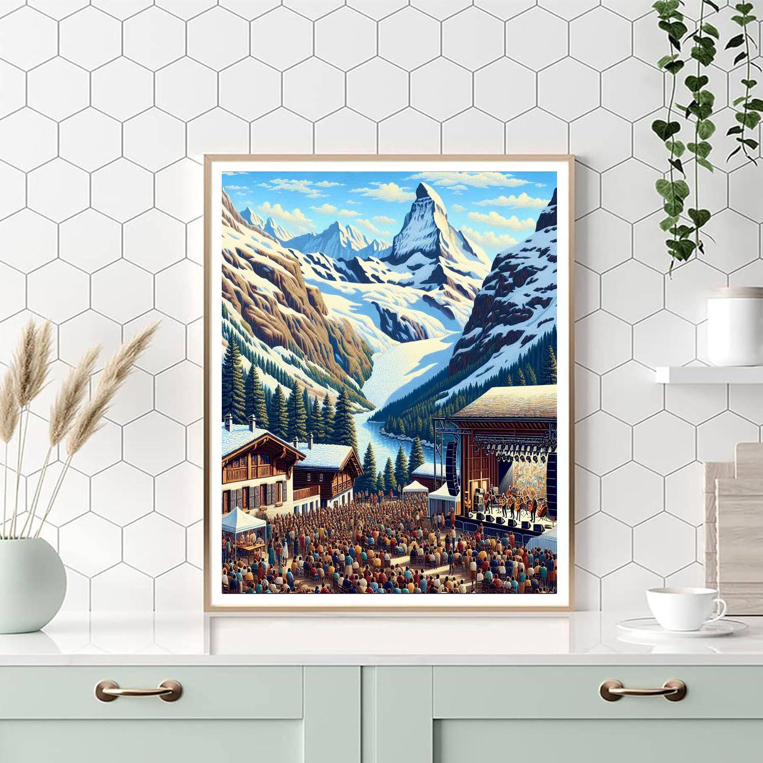 Zermatt Unplugged - Switzerland Paint By Numbers Art
