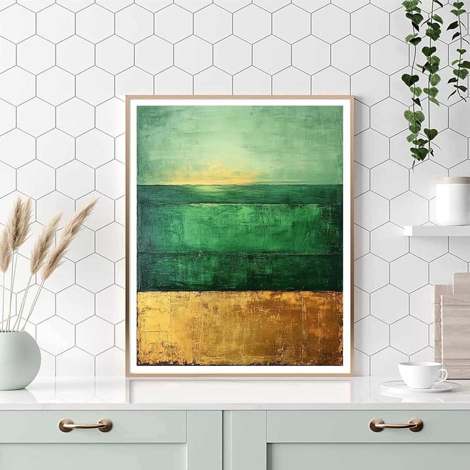 Mark Rothko Inspired Horizon Of Thoughts  DIY Paint By Numbers