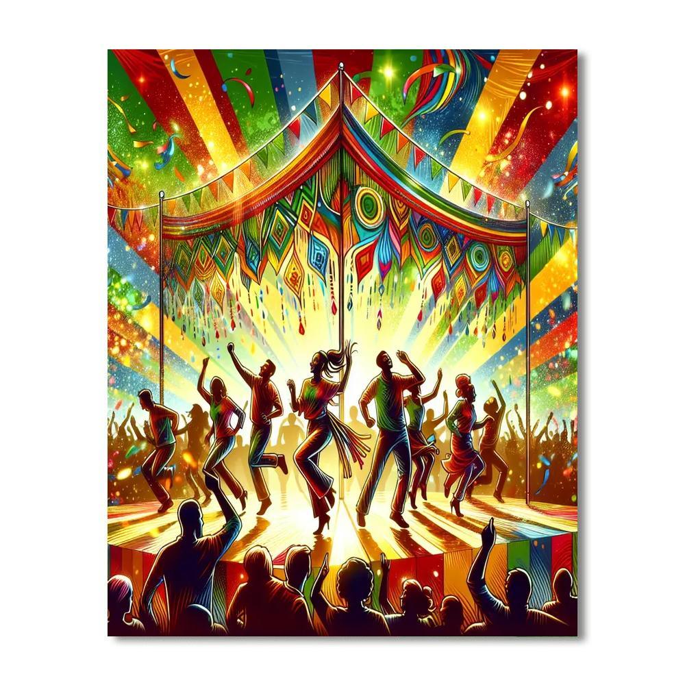 Festival Colors Paint By Numbers Kits