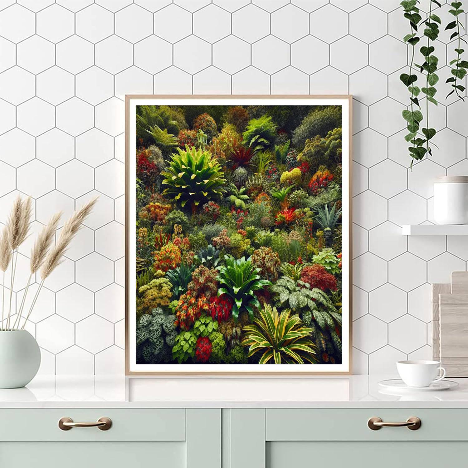 Botanical Garden Paradise Paint By Number