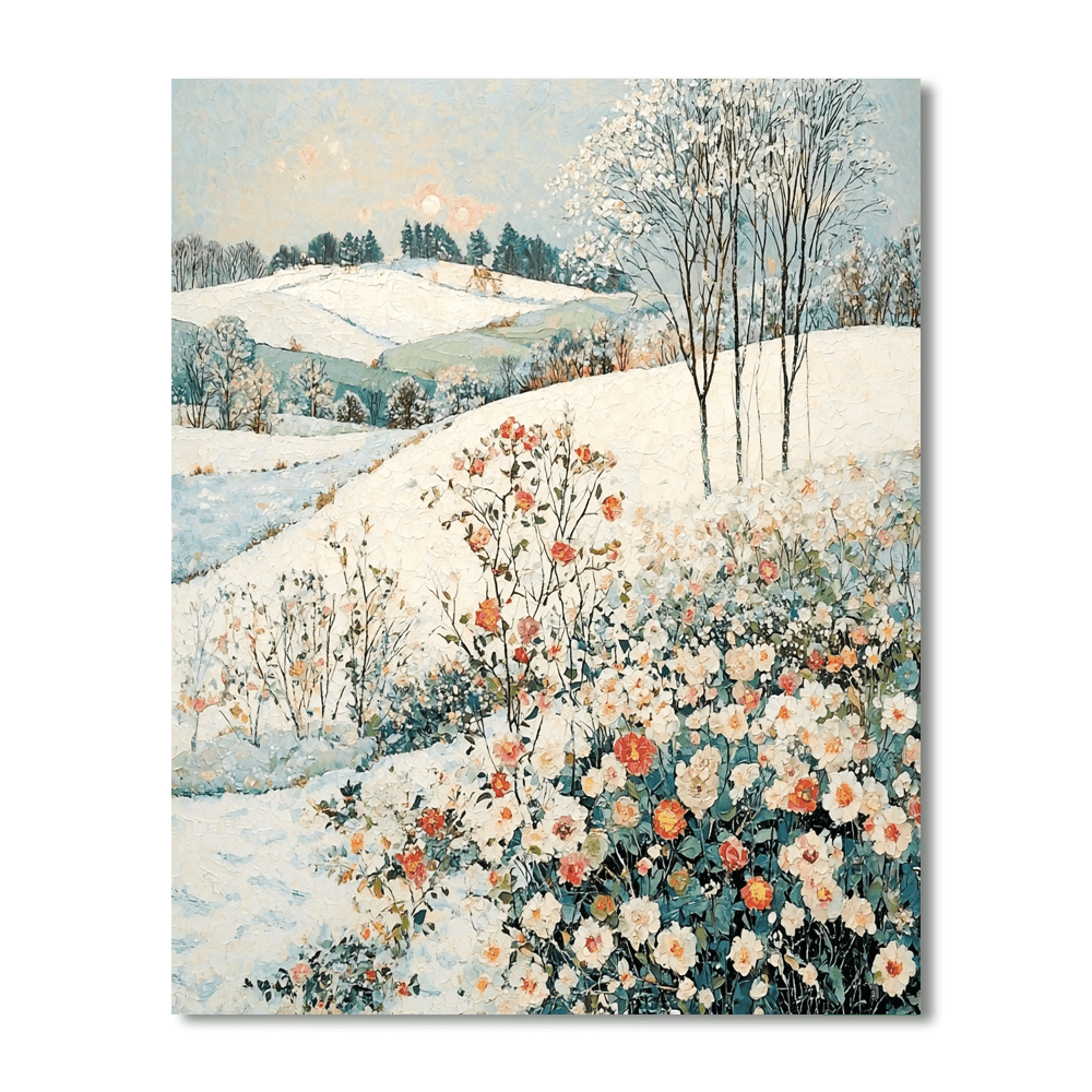 Pierre Bonnard Inspired Winter Wonderland In Bloom  Paint By Numbers