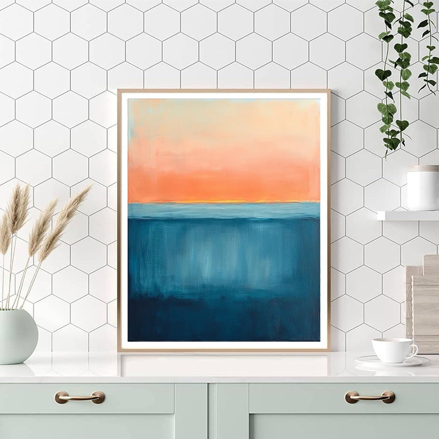 Mark Rothko Inspired Whispers Of The Dawn  Paint By Numbers