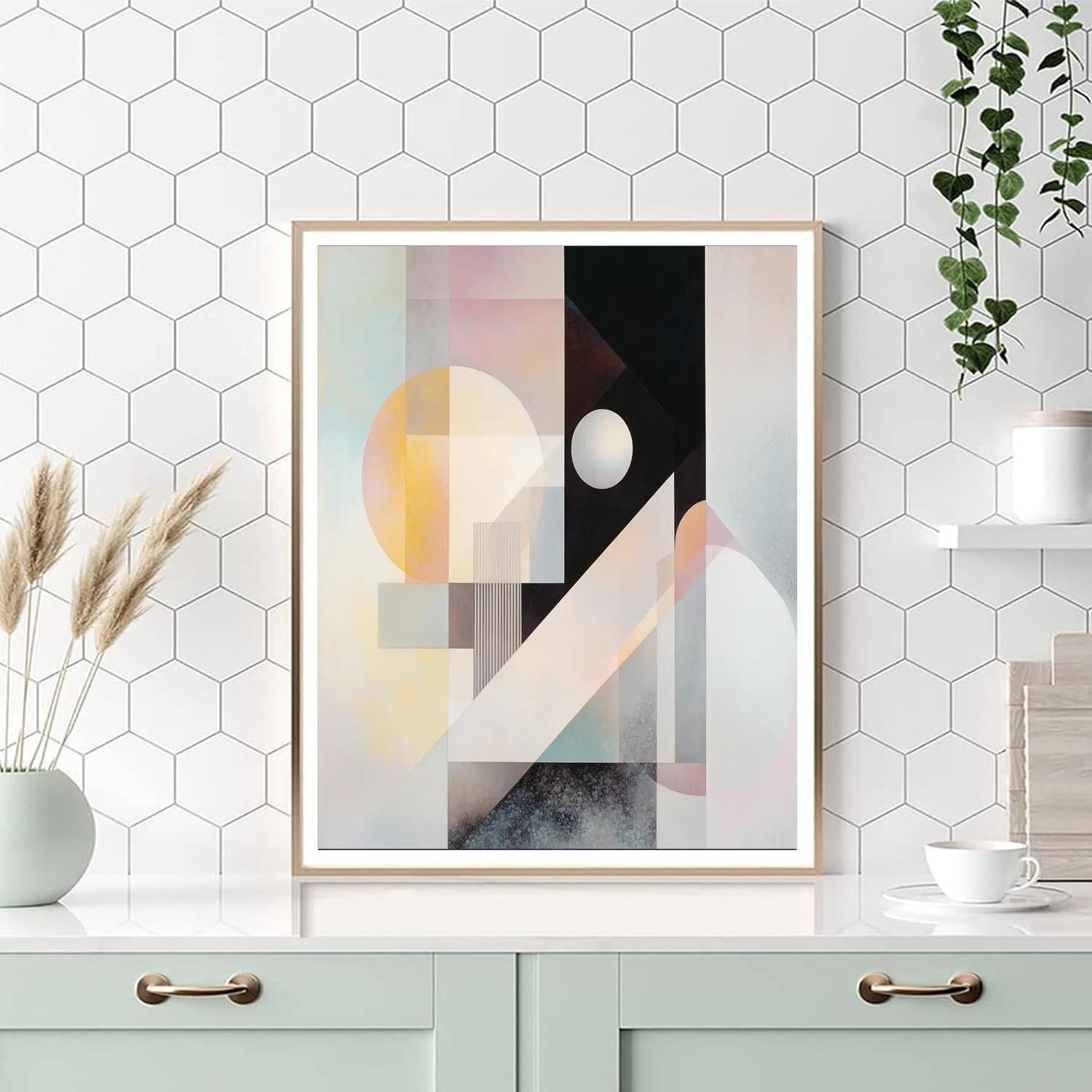 Kazimir Malevich Inspired Ethereal Geometry  Paint By Numbers