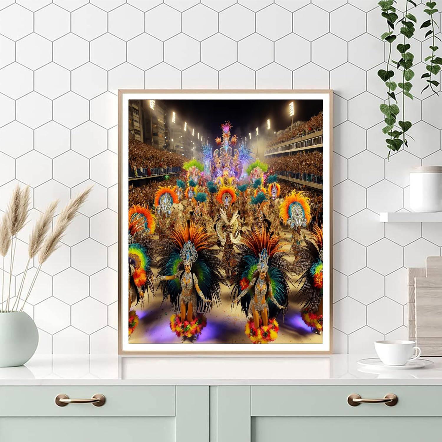 The Carnival Of Rio De Janeiro - Brazil Paint By Color