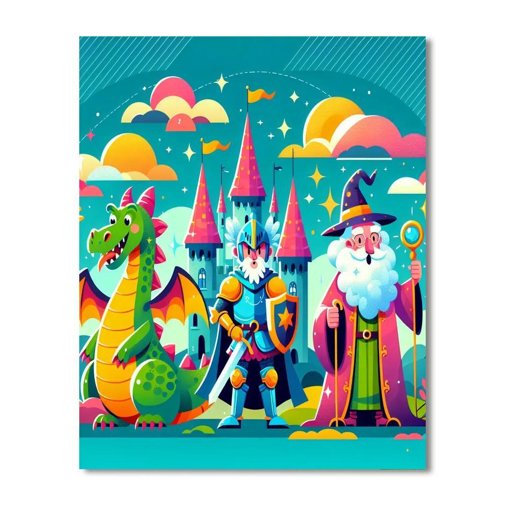 Fantastic Fantasy Quest Painting By Numbers Kit