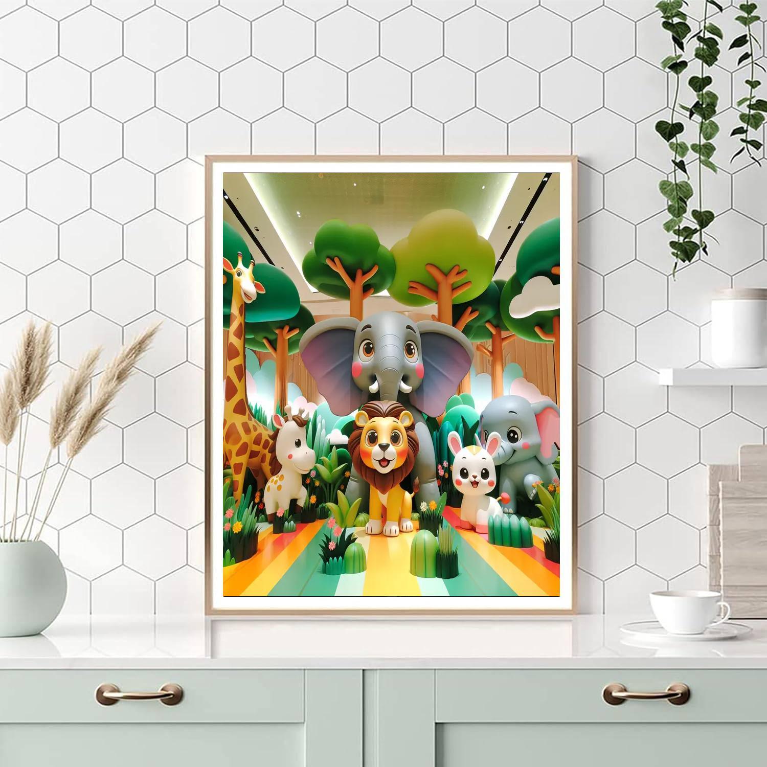 Animal Kingdom Dreams Numbered Painting Kits