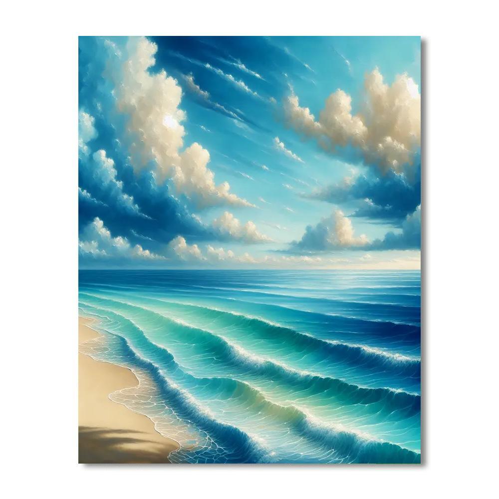 Lively Coastal Retreat Paint By Color