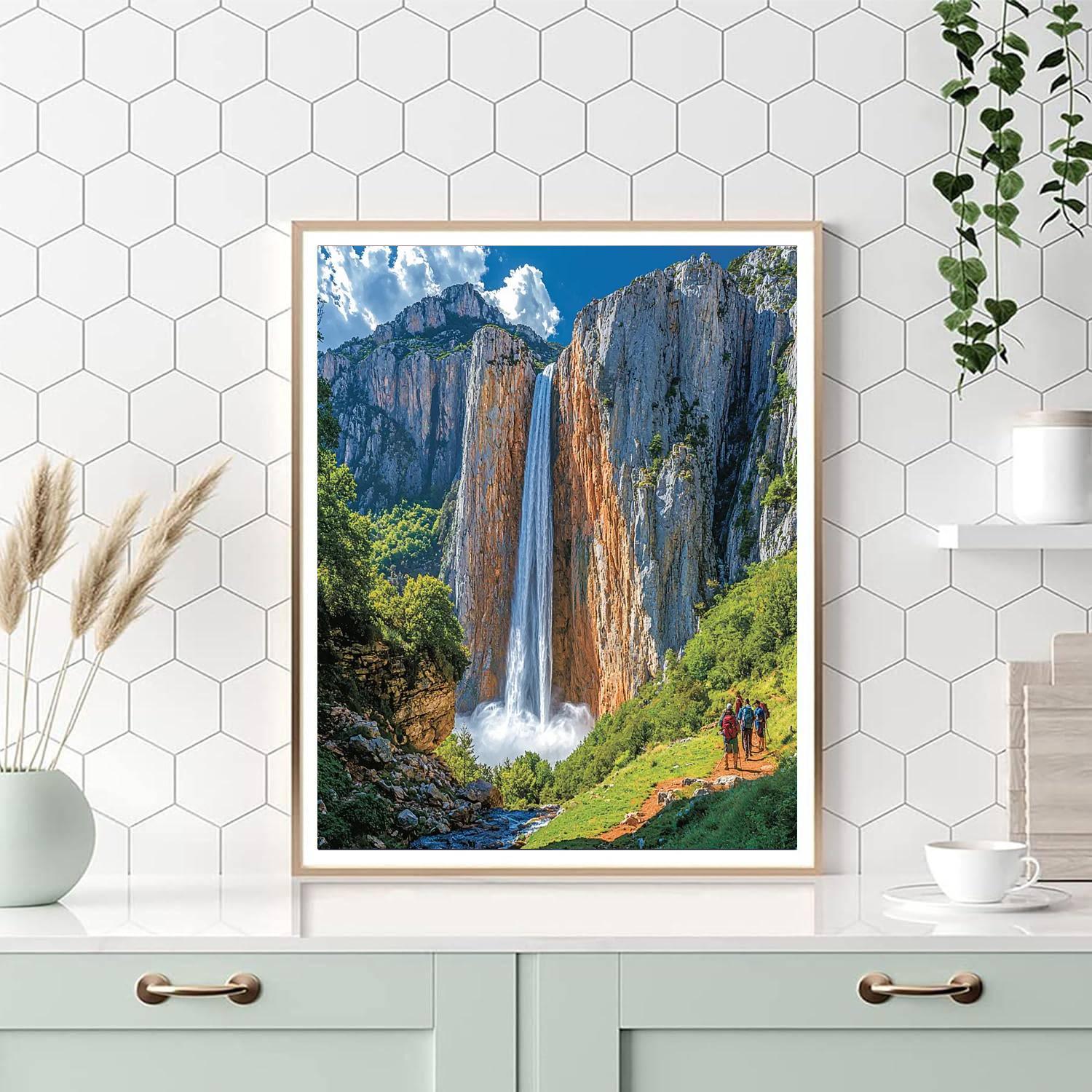 Cascades Of Gavarnie - France Numbered Painting Kits