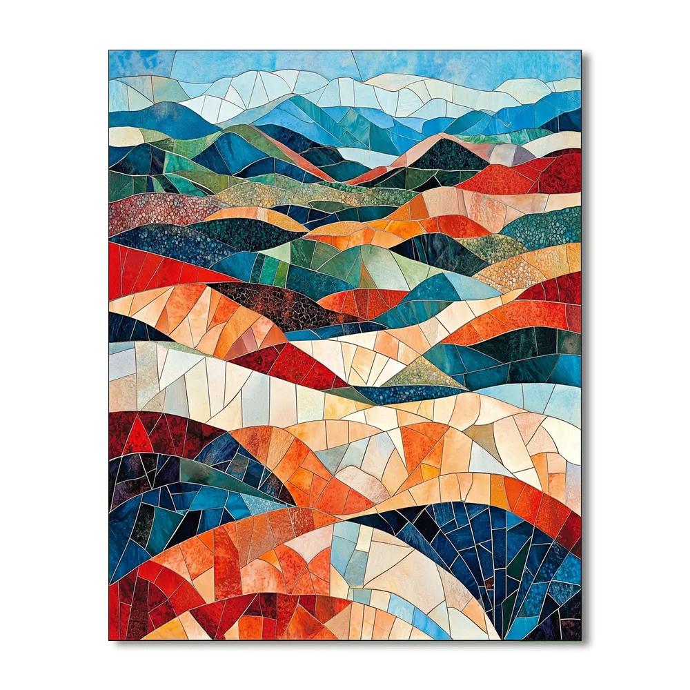 Paul Cézanne Inspired Mosaic Reflections  Painting By Numbers Kit