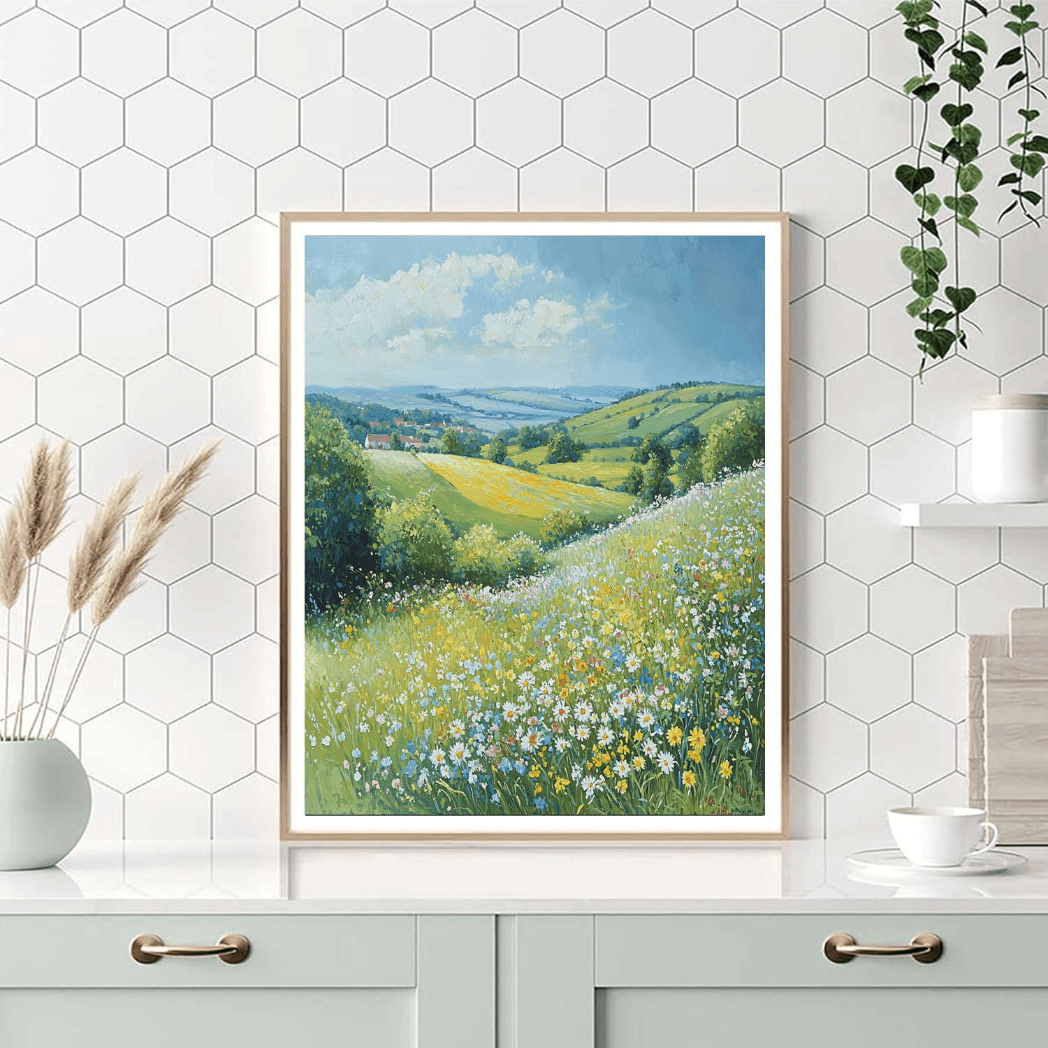 John Constable Inspired A Stroll Through The Meadow  Paint By Numbers Art