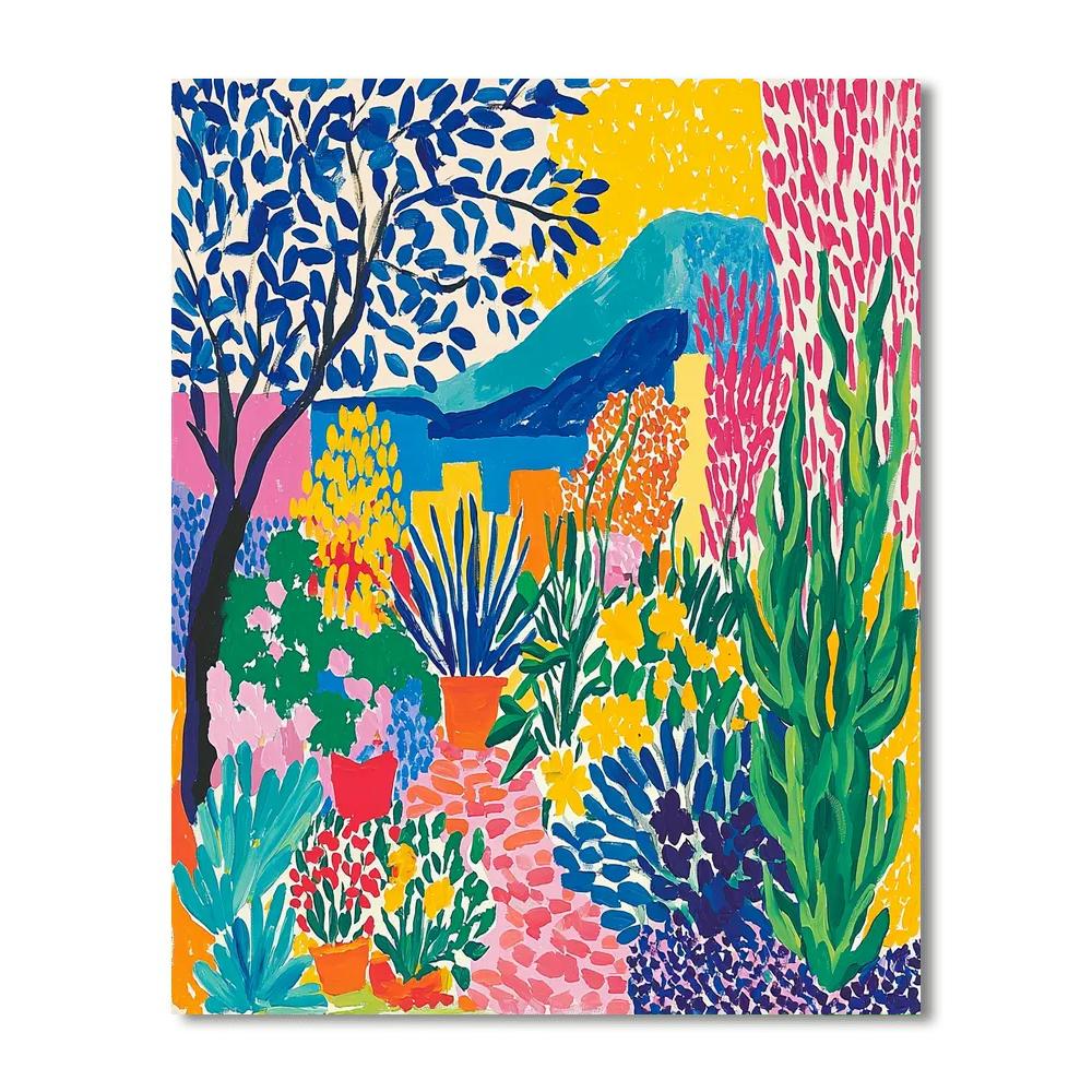 Henri Matisse Inspired City Garden  Paint By Number