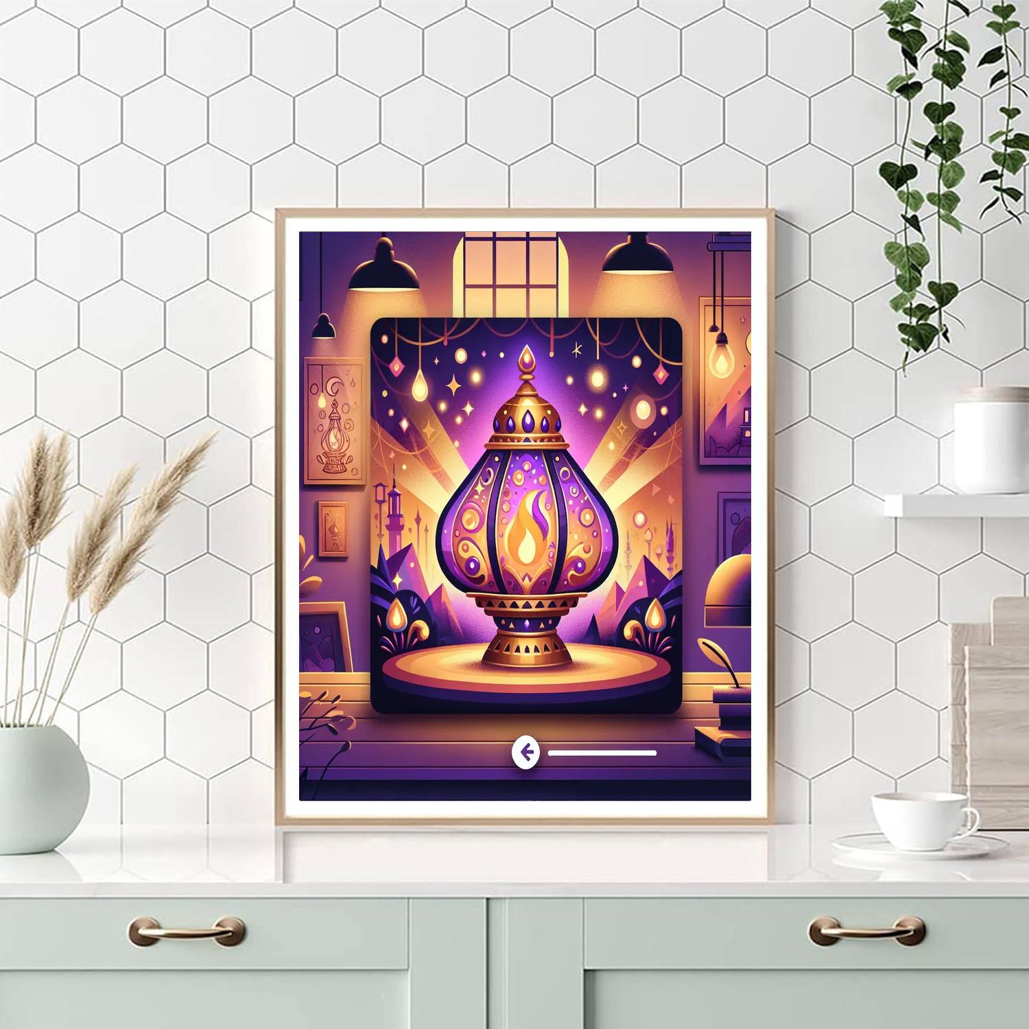 Magic Lantern Mystery Number Painting