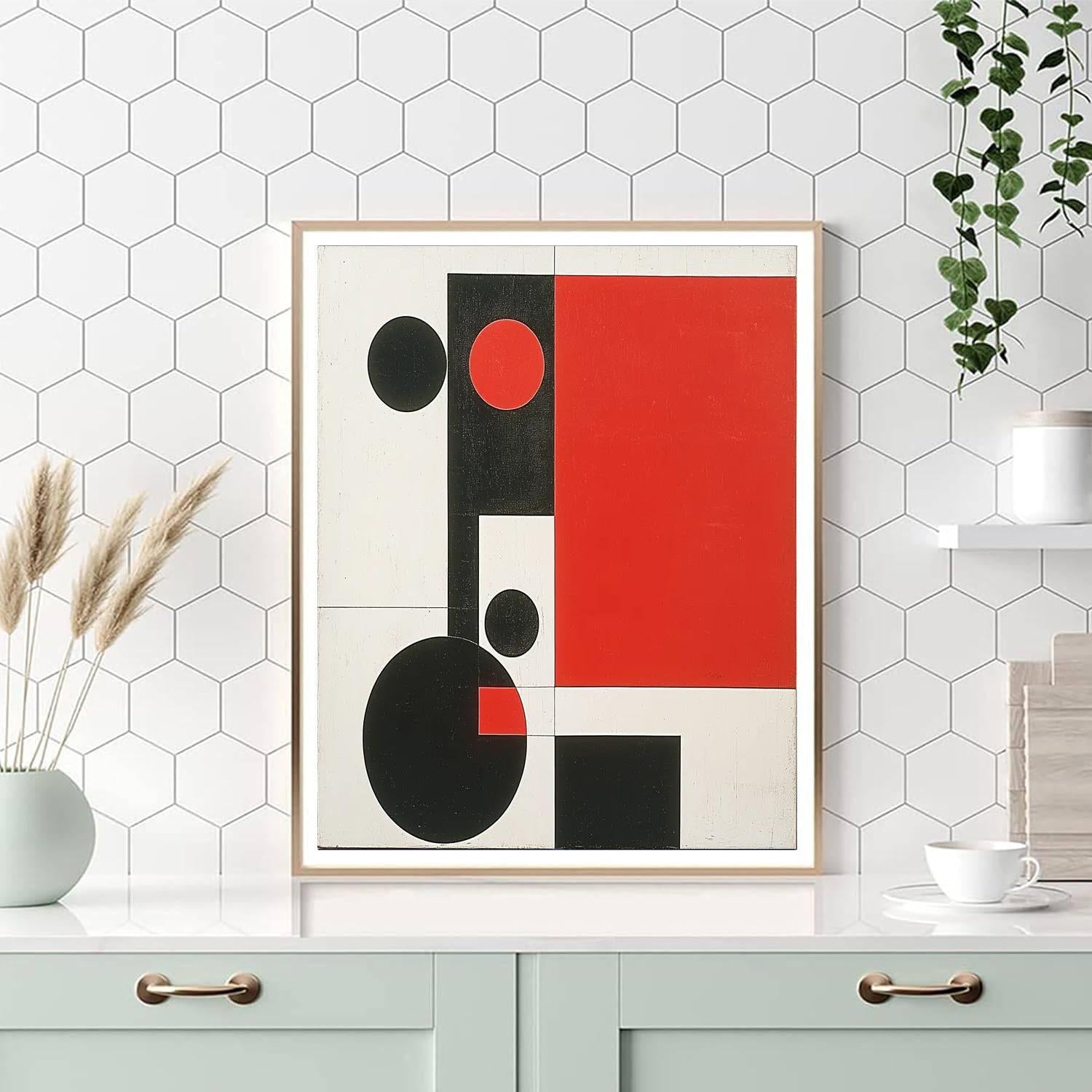 Kazimir Malevich Inspired Minimalist Dynamics  Paint By Color