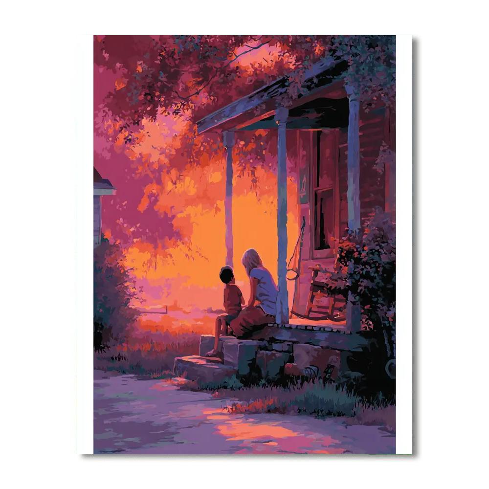 Cherished Tales At Dusk Painting Number Kit