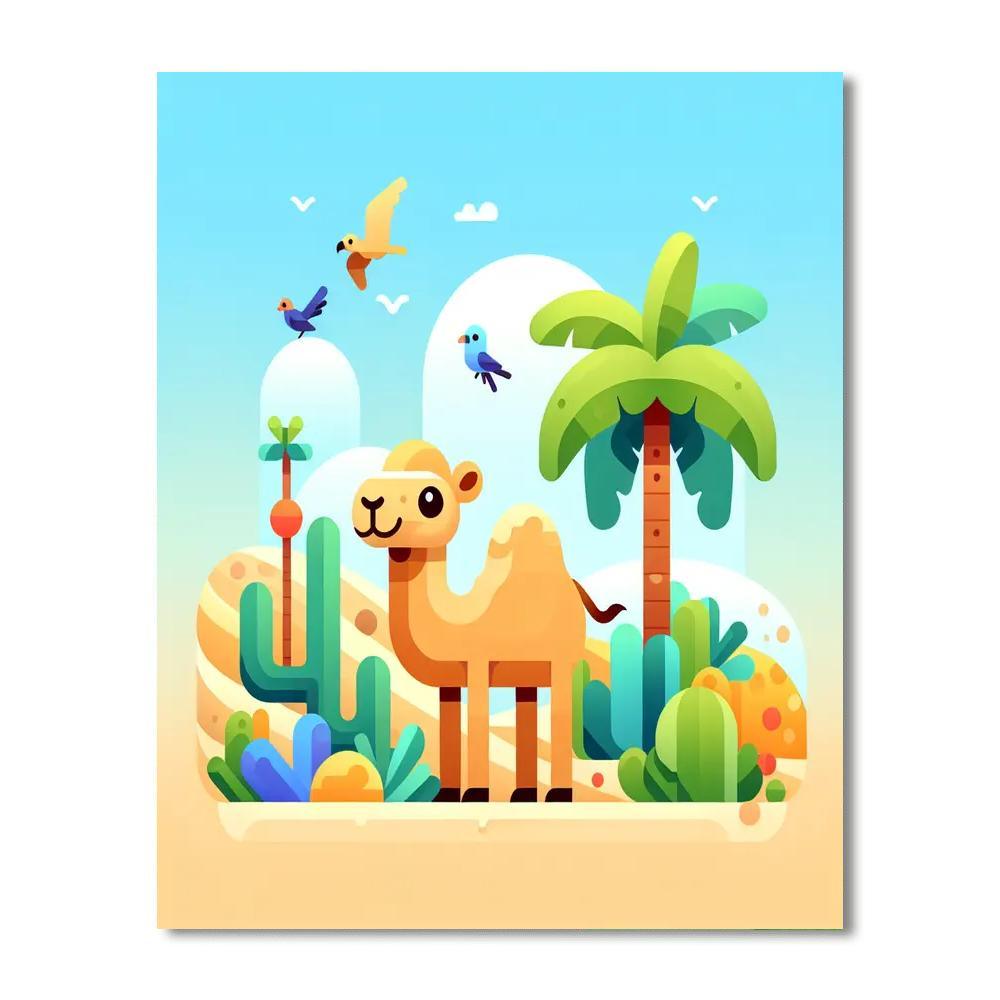 Desert Oasis Discovery Painting Number Kit