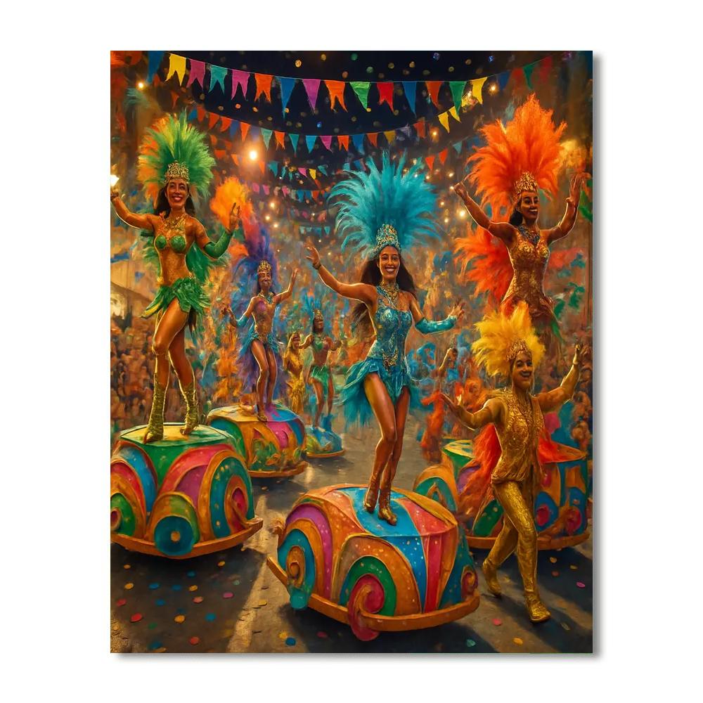 Karnaval Do Rio Painting By Numbers Kit