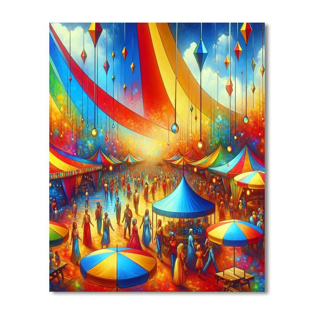 Magical Carnival Celebration Paint By Numbers Kits