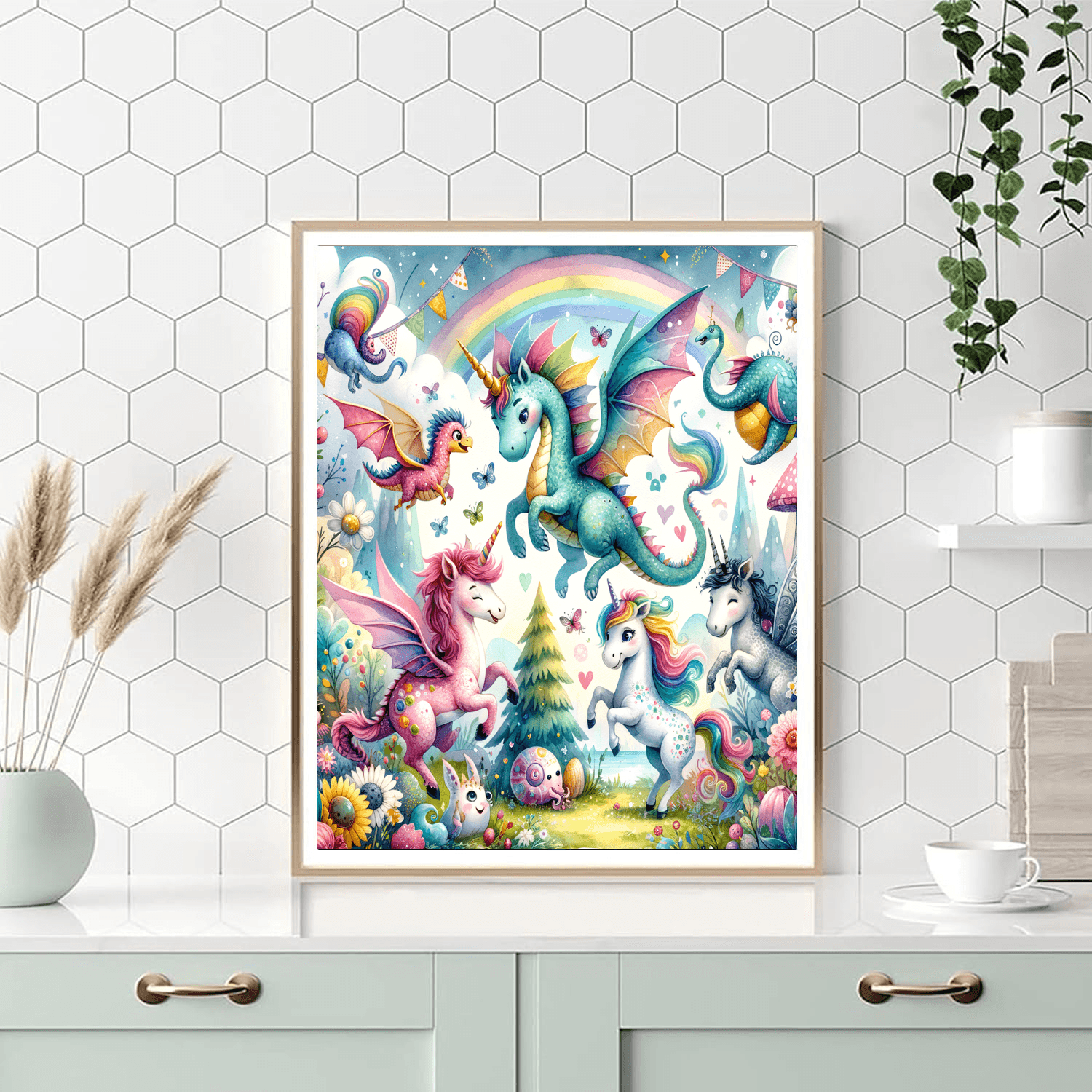 Fantasy Animal Friends Paint By Numbers Kits