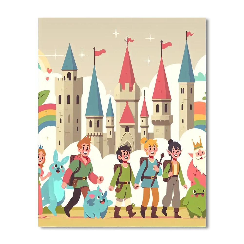 Whimsical Fairytales Paint By Color
