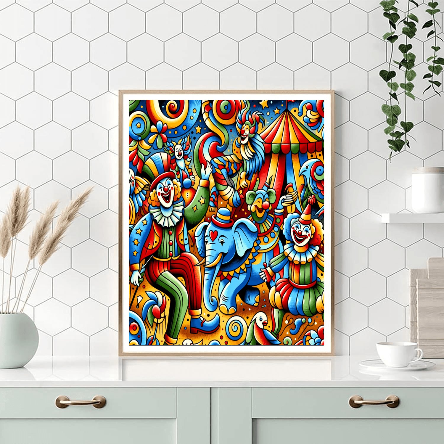 Playful Circus Adventure Paint By Color