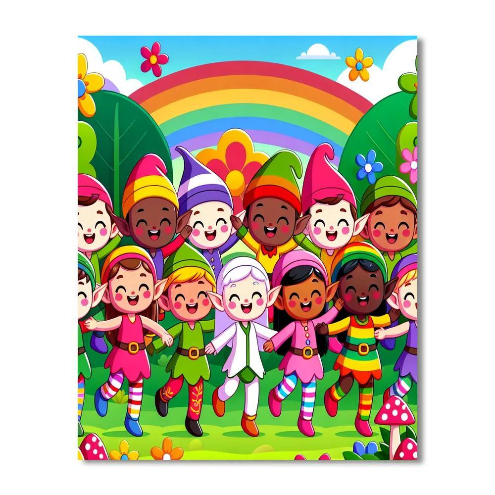 Enchanting Elves Paint By Number